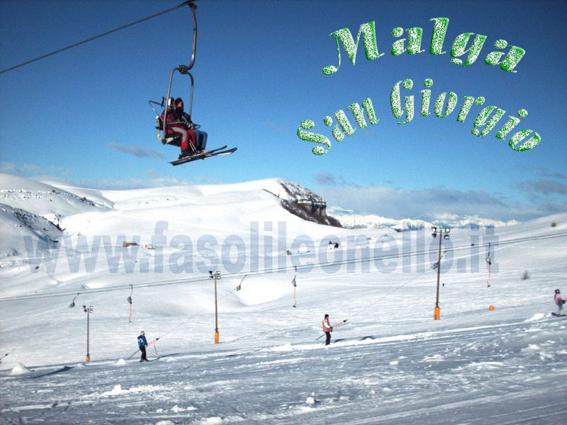 Malga San Giorgio, i moderni impianti di risalita