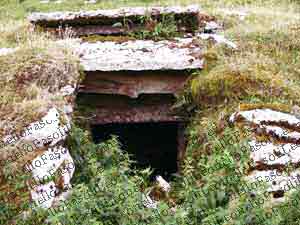 ice-house, opening on the upper part